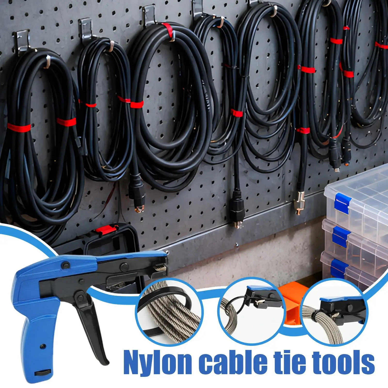 

Инструмент для завязывания проволоки, нейлоновый инструмент для завязывания проволоки на молнии, эргономичный затяжитель для садоводства, центр обработки данных, автомобильная электроника, автомобильная промышленность