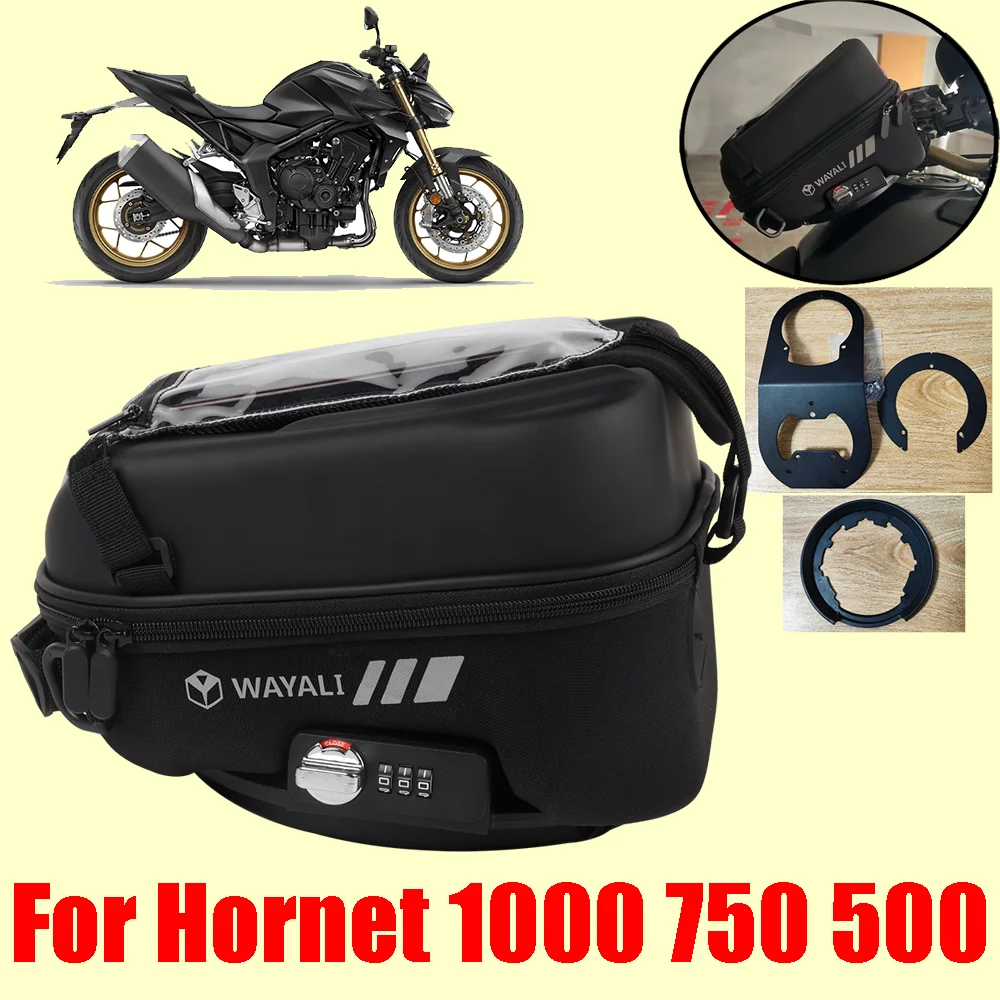 

For HONDA CB500 CB750 CB1000 Hornet 1000 750 500 2024 2025 Accessories Tank Bag Waterproof Luggage Tanklock Storage Bag Backpack
