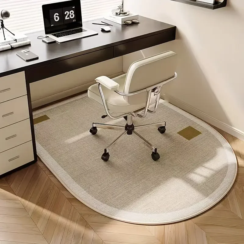 Study desk swivel chair floor mat simple study table soft cushion anti-slip mat bedroom foot mat office chair carpet