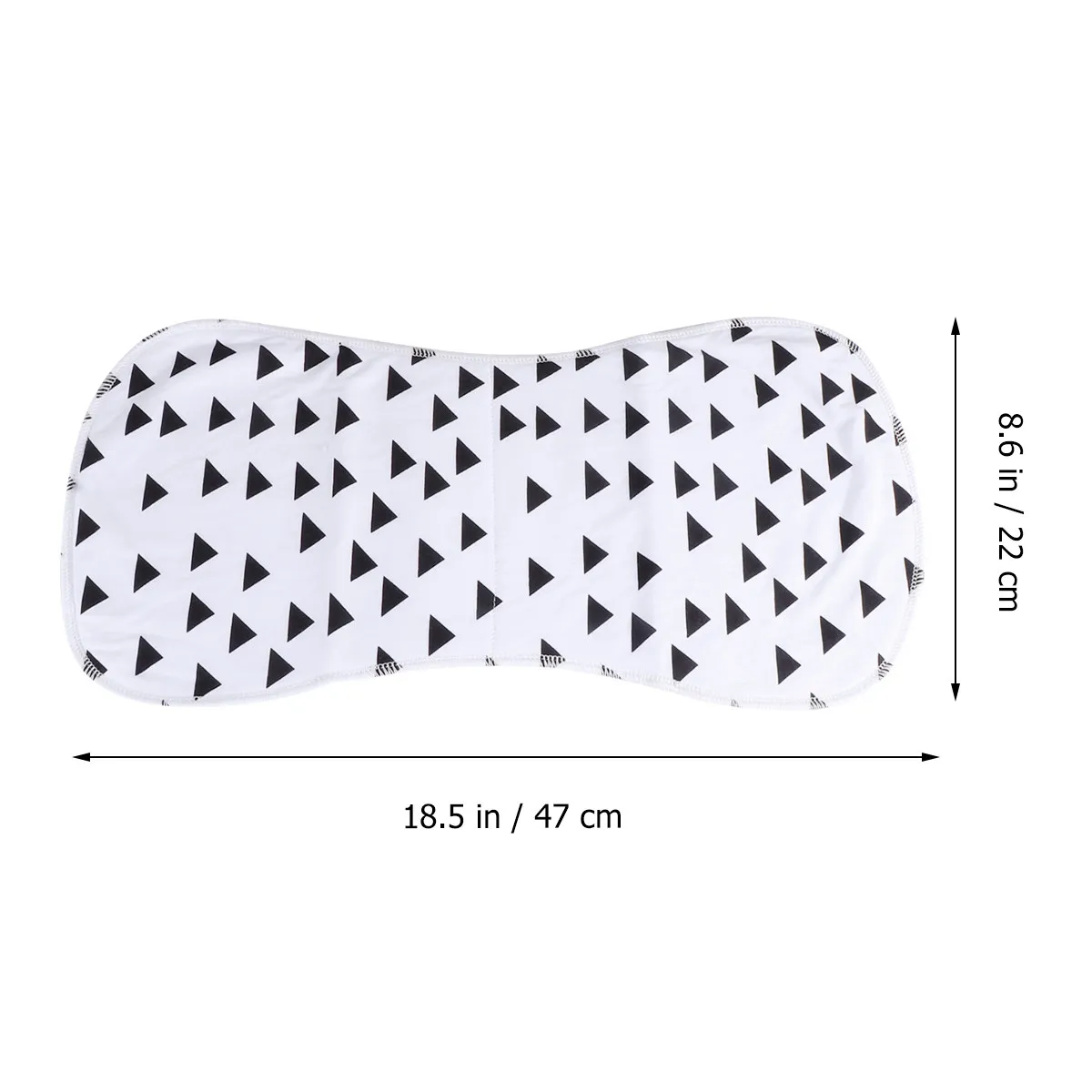 1Pcs Soft Cotton Burp Cloth for Babies 3-Ply Highly Absorbent Wide Coverage Shoulder Protection Spit Up Towel Modern Stylish