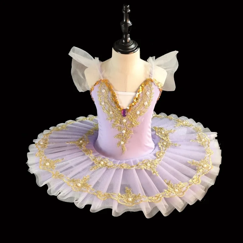 Robe de Ballet d'été pour filles, Costume de danse élégant pour enfants, robes Tutu pour bébés, vêtements pour filles
