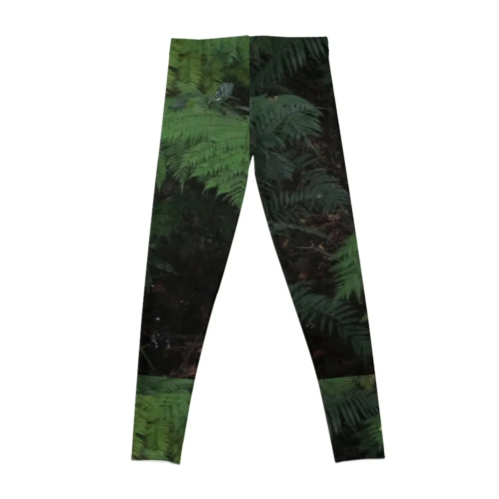 Forest tree fern Leggings push up tights for Golf wear Pants sport Womens Leggings