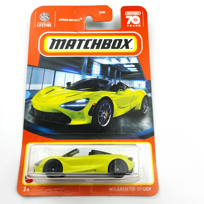 

Модель 2023 года! Автомобили McLAREN 720 SPIDER 1/64 из металлического литья под давлением, Коллекционная модель Автомобильные Игрушки транспортные средства