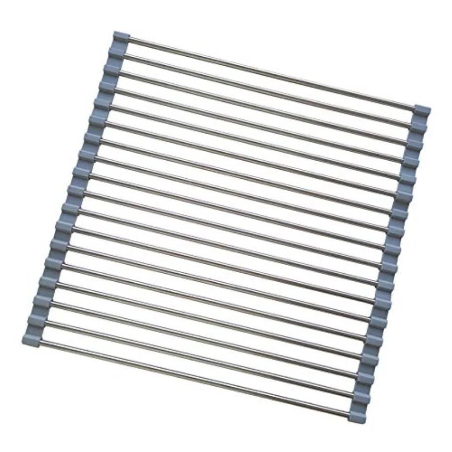 Stainless Steel Roll Up Dish Drying Rack