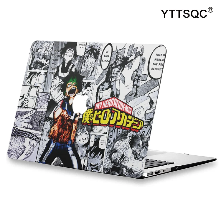 Imagem -02 - Estojos de Laptop Deku Anime Shell Rígido Estojo my Hero Academia A2681 Macbook Air m2 m1 Pro 13 14 16 Mac Retina A2681 A2337 A2338