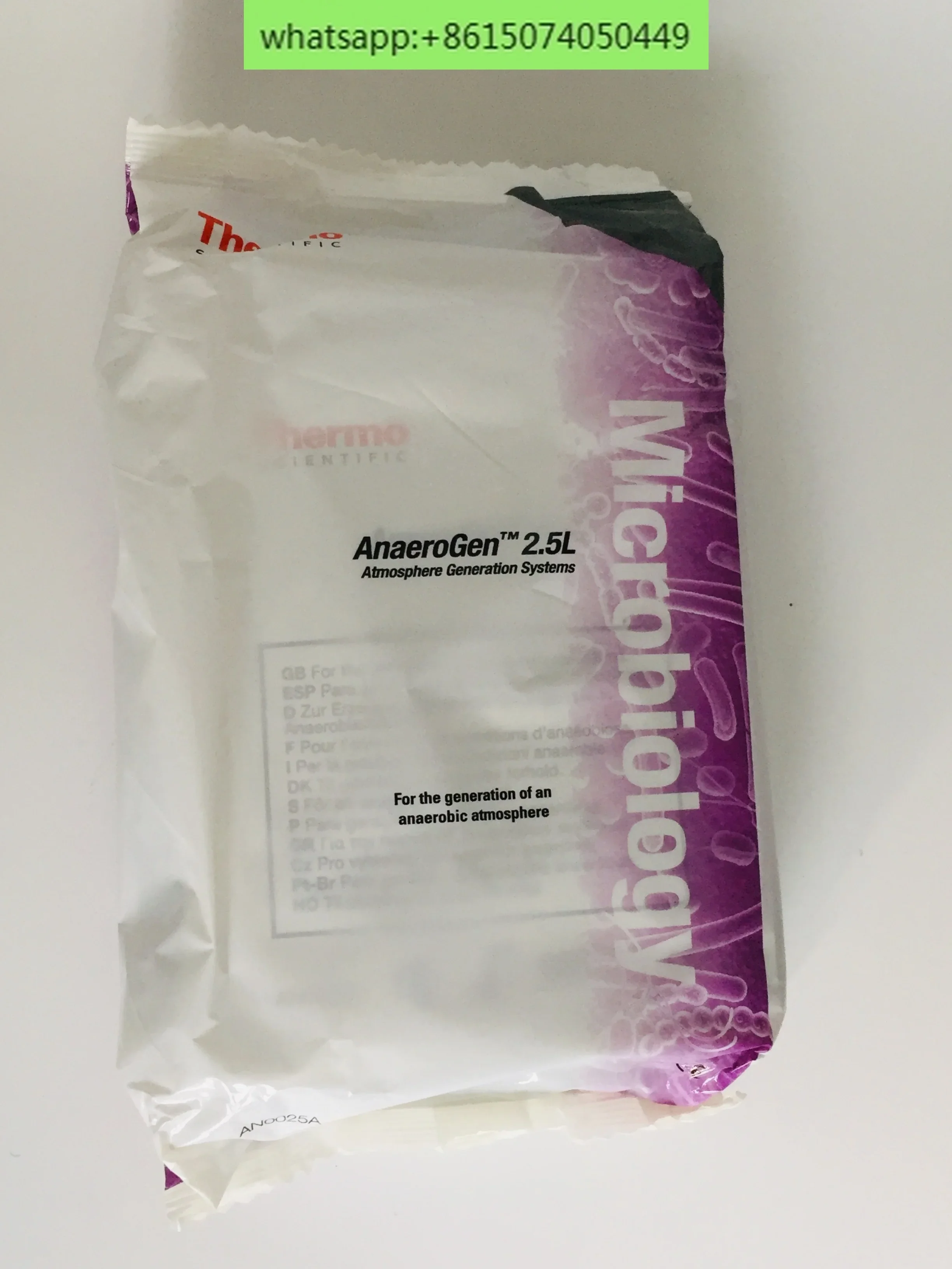 

Thermo Oxoid AN0025A 2.5L AnaeroGen AN0035A 3.5L