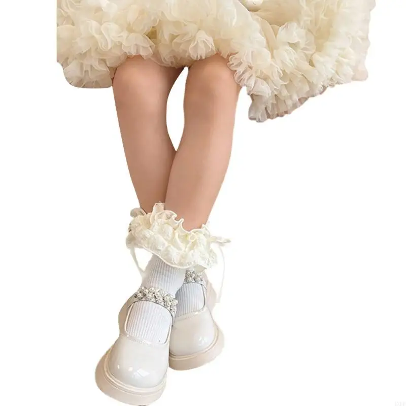  Girls Knee High Socks Dress Socks MidCalf Socks Kids Hosiery Spring Foot Warmers