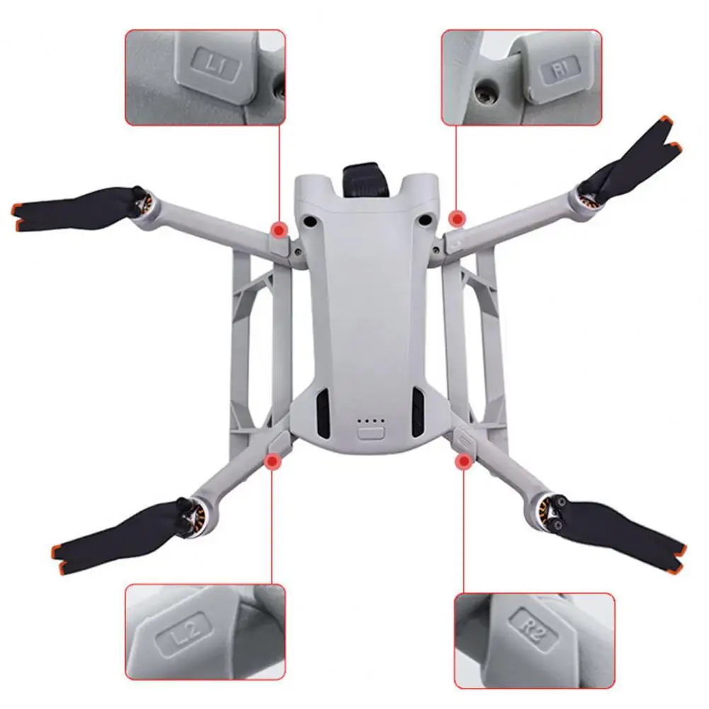 2Pcs Quick Release Landing Gear for DJI MINI 3 pro Quick Release Height Extender Long Leg Foot Protector Stand Drone Accessories