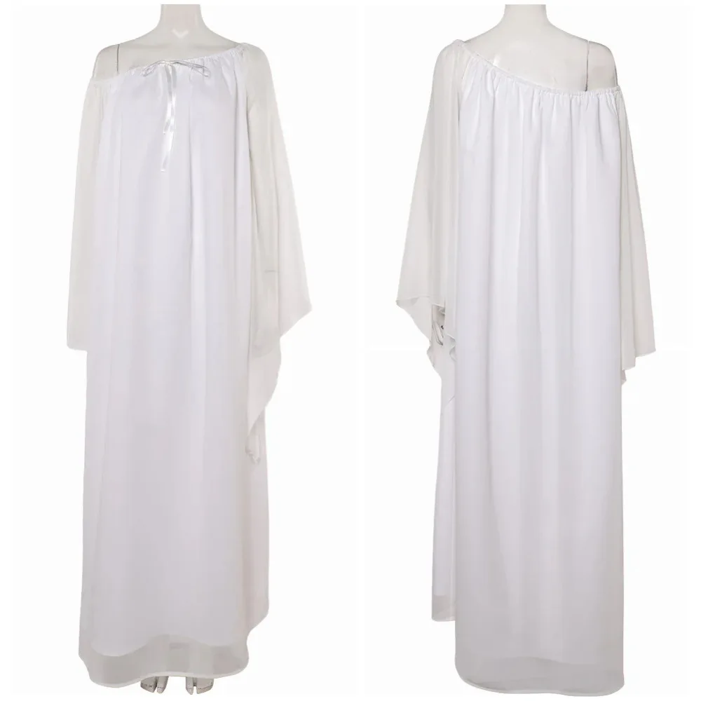 

Amidala cosplay cosplay costume Padme white long dress Halloween cosplay dress