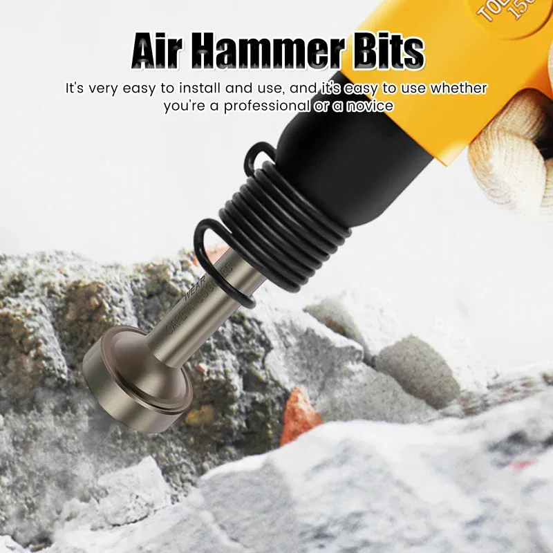 5/3Pcs Air Hammer Bit 80/100/178mm Shovel Hammer Smoothing Pneumatic Drifts Extended Bit Pneumatic Impact Tool Accessories