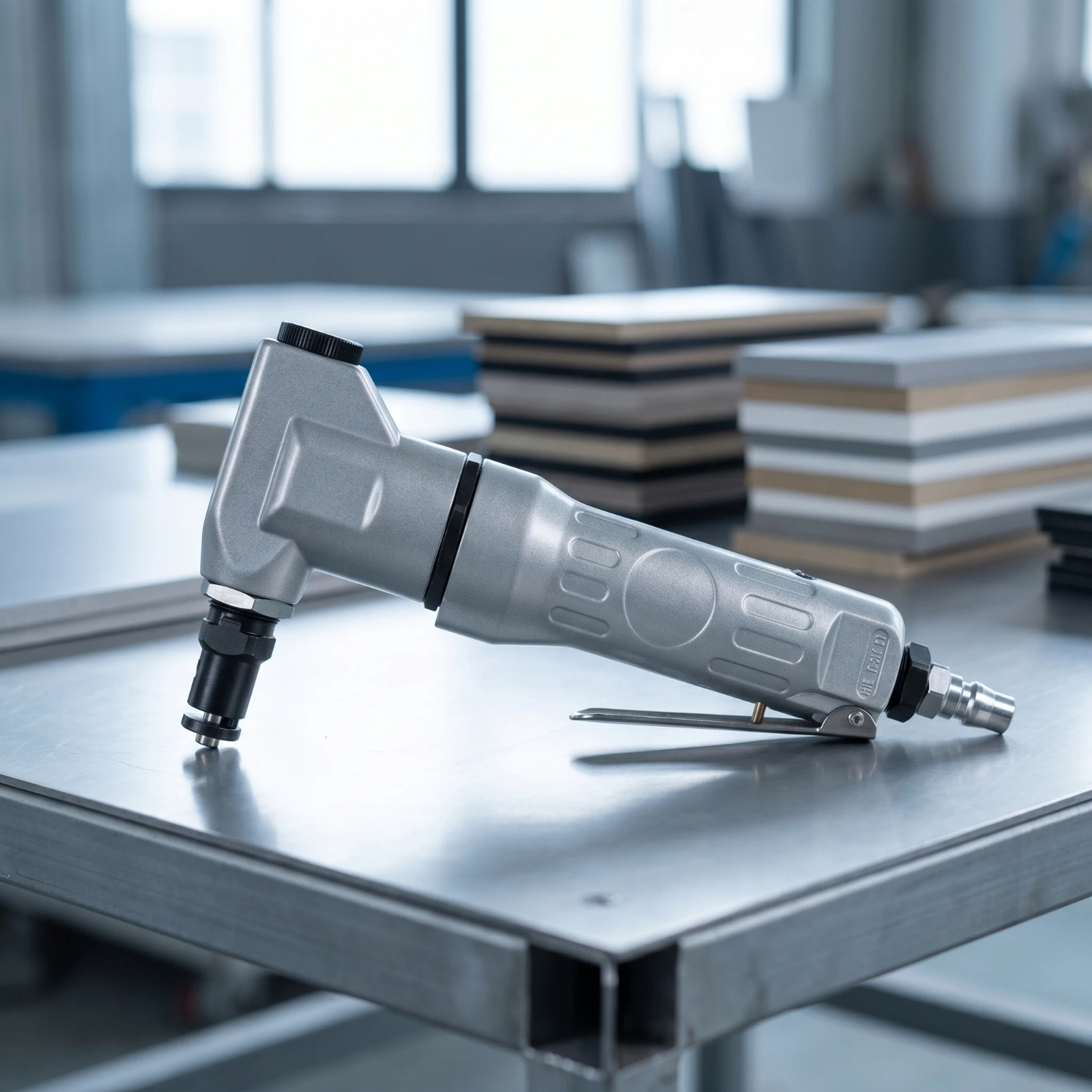 Pneumatic Shear with Replaceable Blade Long-Lasting Pneumatic Metal Shears Air Scissors Ergonomic Professional-Grade