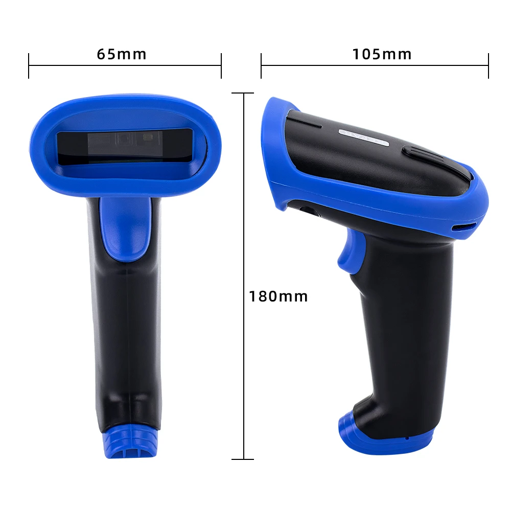 KEFAR KR-S8 Wireless 2D Barcode Scanner 2.4G Transmiision Automatic Barcode Reader Handheld Bar Code Scanner with USB Receiver