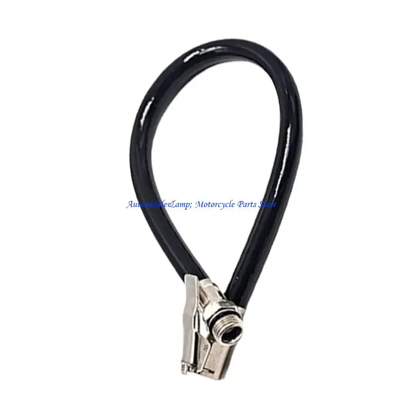 H7BD Heavy Duty 12.5mm Tire Inflator Extension Tube Tire Pressure Gauges Hose for Easy Installation & Reliable Performances
