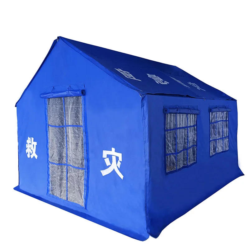 

12 square meters, outdoor, thickened Oxford cloth, waterproof cotton tent, rainstorm protection, warmth protection