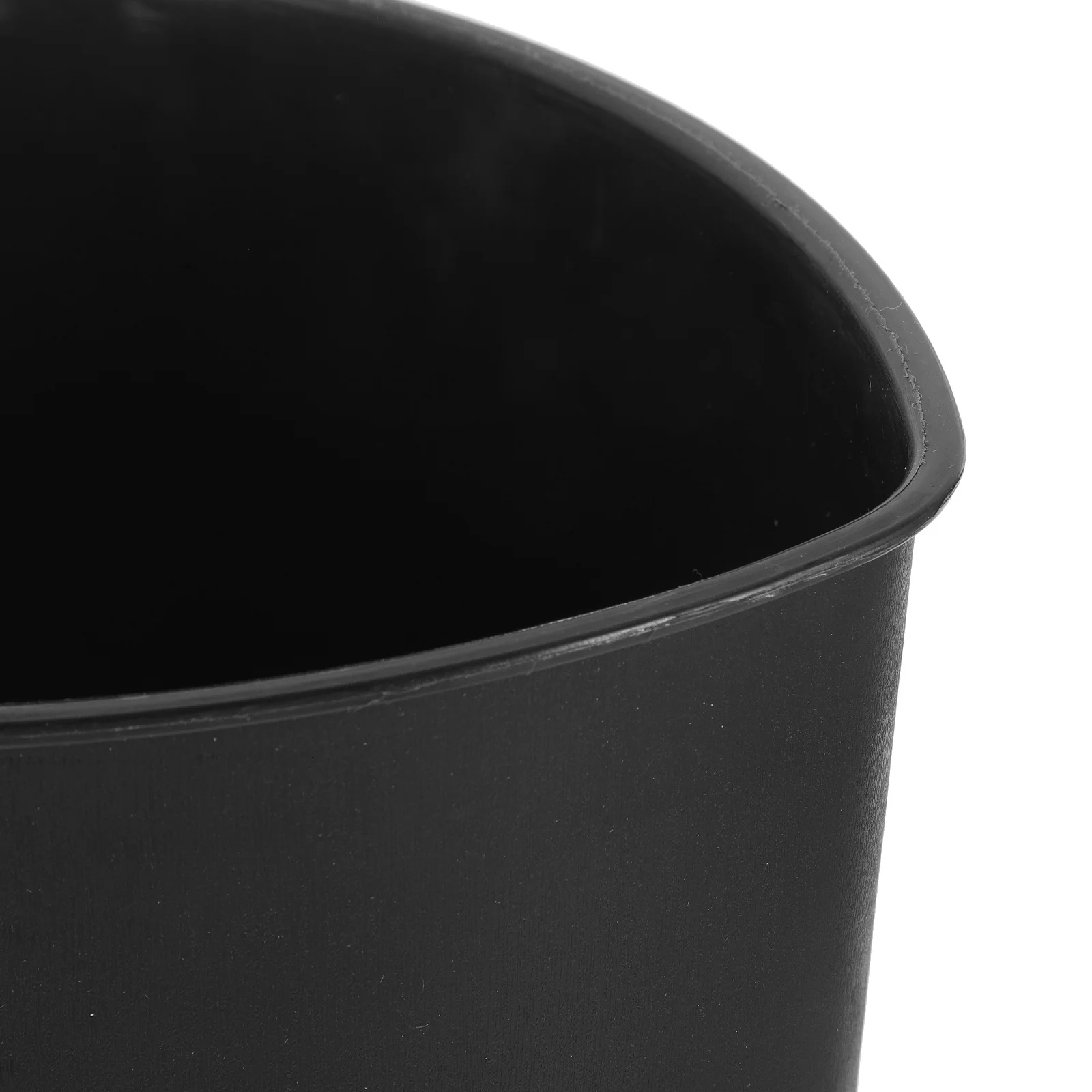 

Simple Flower Bucket Plastic Black Triangle Waking Holder Fresh Visual Experience Hotel Mall Balcony Decor Plastic Flower Bucket