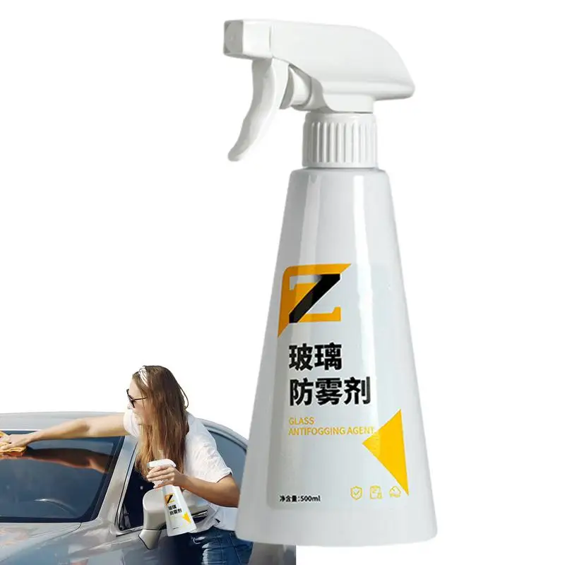 

500ML Anti-Rain & Anti-Fog Coating Agent Auto Window Hydrophobic Agent Anti Fog Spray Defogger For Car Windshields Glass