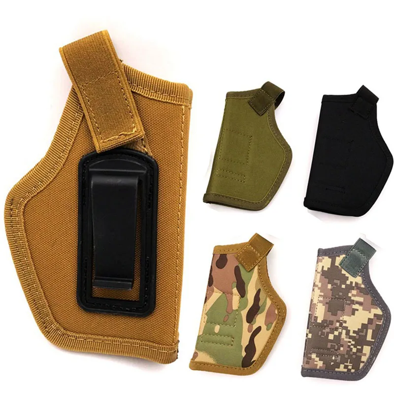 حافظة مخفية لـ Glock P226 Beretta 92 Colt 1911 حافظة نايلون تكتيكية مخفية بمشبك حزام حمل Airsoft معدات IWB #3