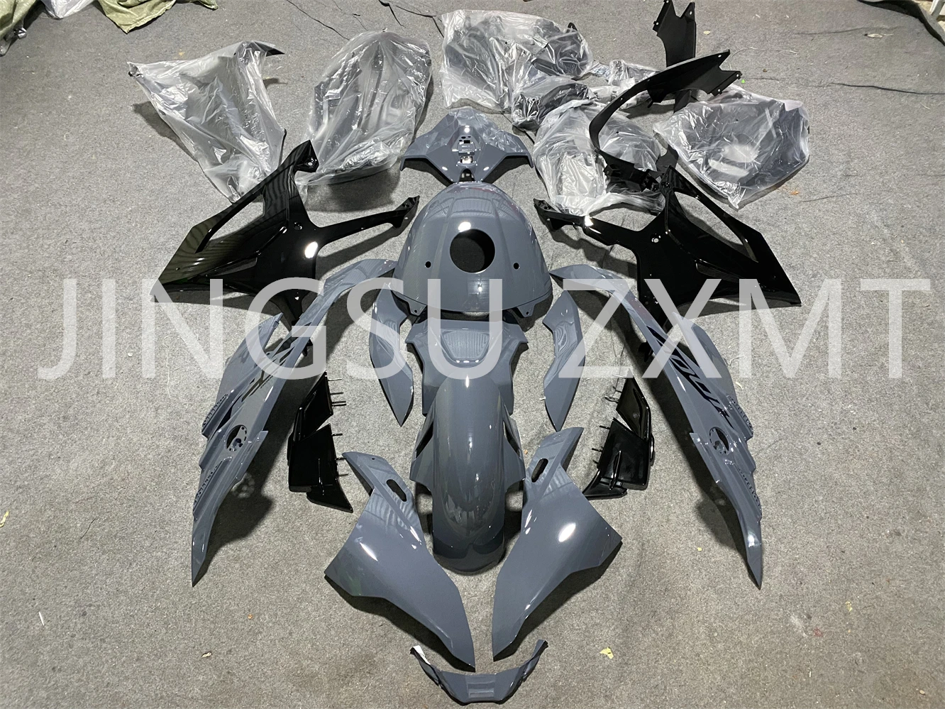 Moke moto verkleidungen kit fit für s1000rr 2023 2024 karosserie set 23-24 hochwertige injektion schwarz grau