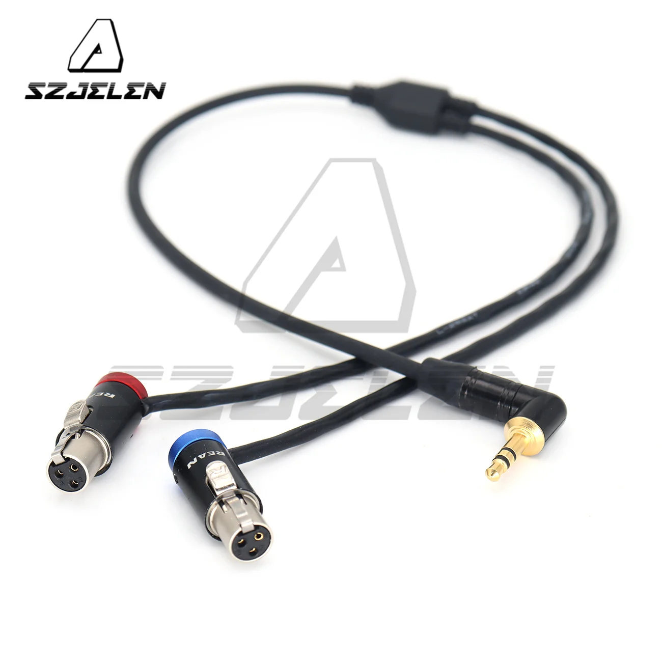 3.5mm TRS to Dual Low-TA3F Mini XLR 3Pin Female Audio Cable for Sonosax SX, RODE Wireless GO II Canon EOS C70 Blackmagic