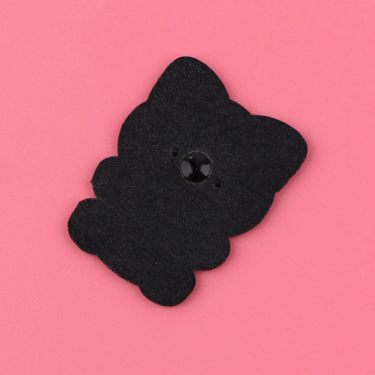 أرنب القط الكرتون بروش شارة الملابس على ظهره مجوهرات اكسسوارات دبوس شارة سبيكة