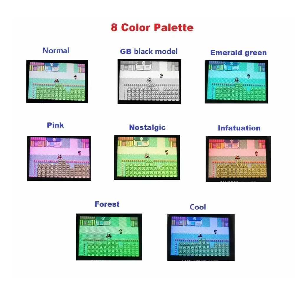HISPEEDIDO GBA V2 IPS Backlight LCD Backlit Touch สี 10 ระดับความสว่าง Mod Kit สําหรับ Game Boy Advance คอนโซล GBA