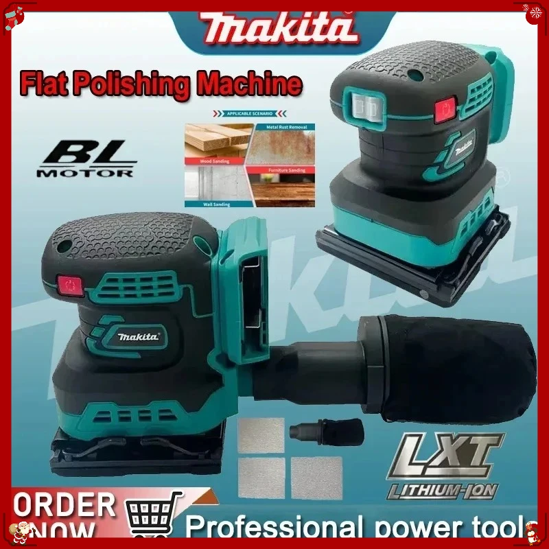 

Makita Cordless Random Orbit Sander Professional Lithium-Ion Polishing Machine Brushless Speed Control For Makita Battery
