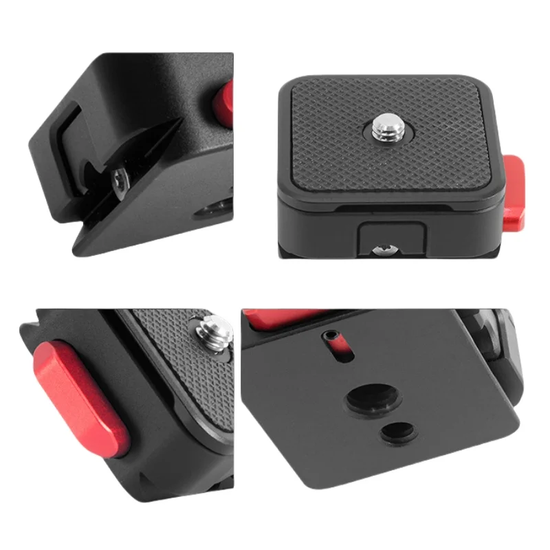 Universal DSLR Mirrorless Camera Stabilizer Gimbal Quick Release Plate Tripod Slider Clamp Base