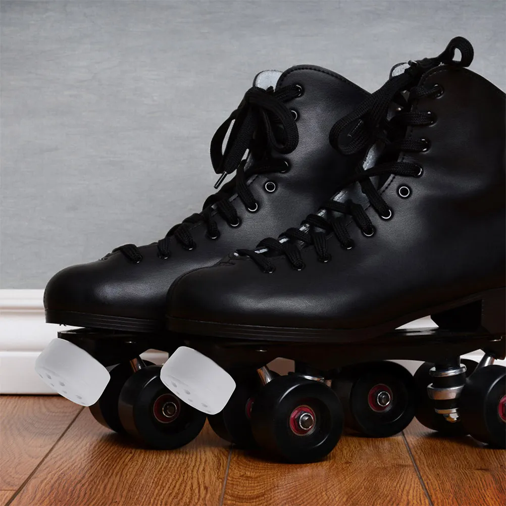 2Pcs Premium Rubber Toe Stoppers for Quad Roller Skates Adjustable Design High Elasticity Durability Indoor Outdoor Skating