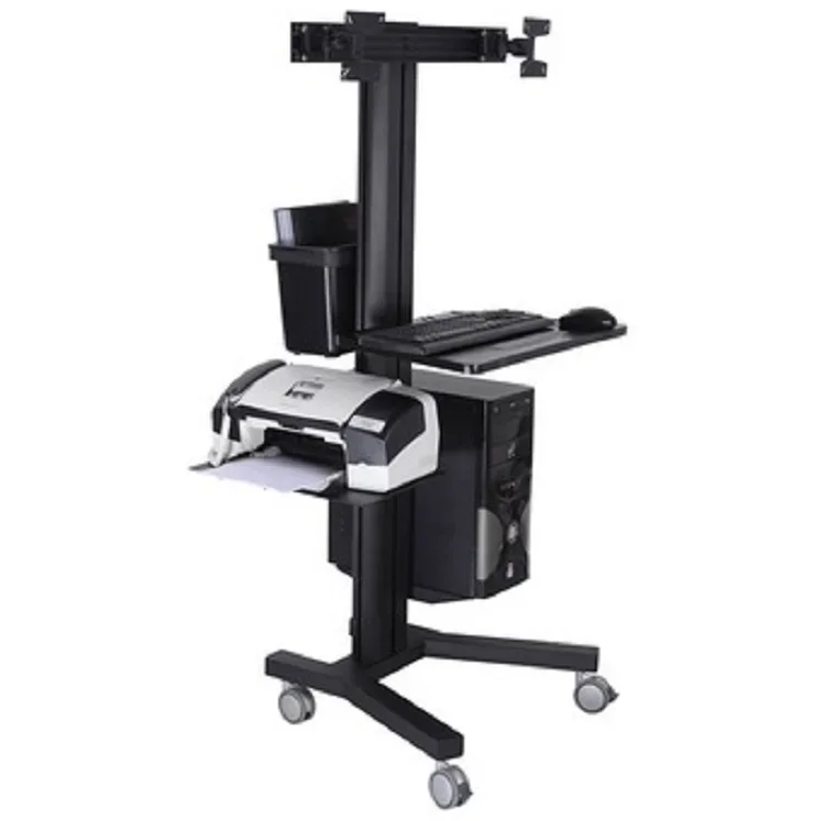 

Adjustable double computer keyboard stand