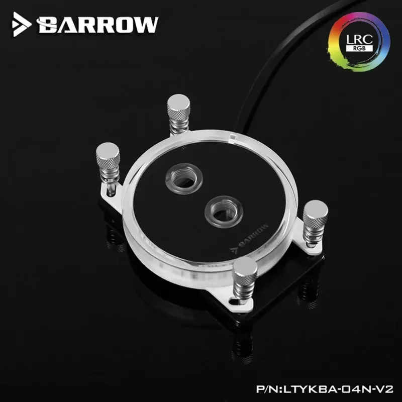 Barrow CPU 수냉 블록, 인텔 1700 X99, X299, 5V ARGB, 3 핀 MOBO AURA SYNC