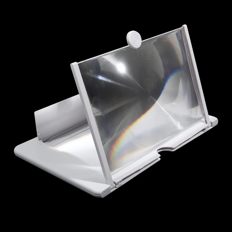 ﻿3D Magnifier Glass Screen Amplifier HD Anti Blue Light Magnifier for Cell Phones Flexible Tripod Mount No Battery Required﻿﻿