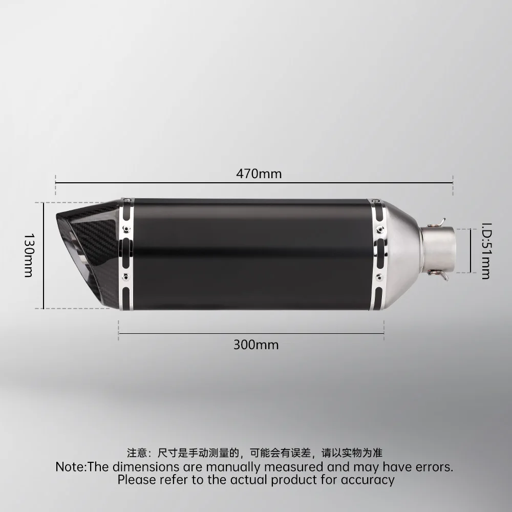 Motorcycle Exhaust Full System Front Link Pipe 470 Exhaust for Vespa Sprint 150 125 3V Primavera 150ie 125ie
