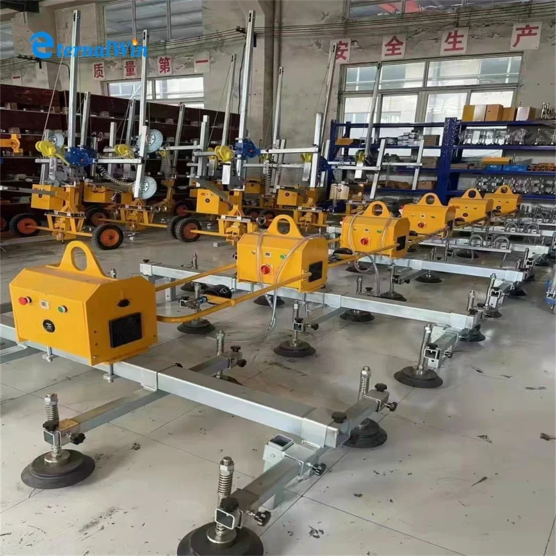 Europe Standard 500kg 800kg 1000kg 1500kg 2000kg Battery Vacuum Suction Cup Lifter For Handling Sheet Metal