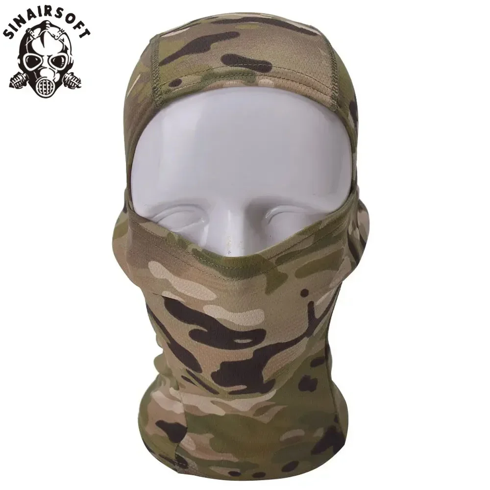 Camouflage Balaclava Hat Cycling Full Face Mask Outdoor Sports Hunting Hiking Ski Mask Motorcycle Helmet Inner Cap