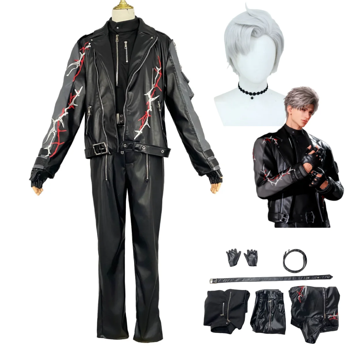 Leather Jacket Pant… - image