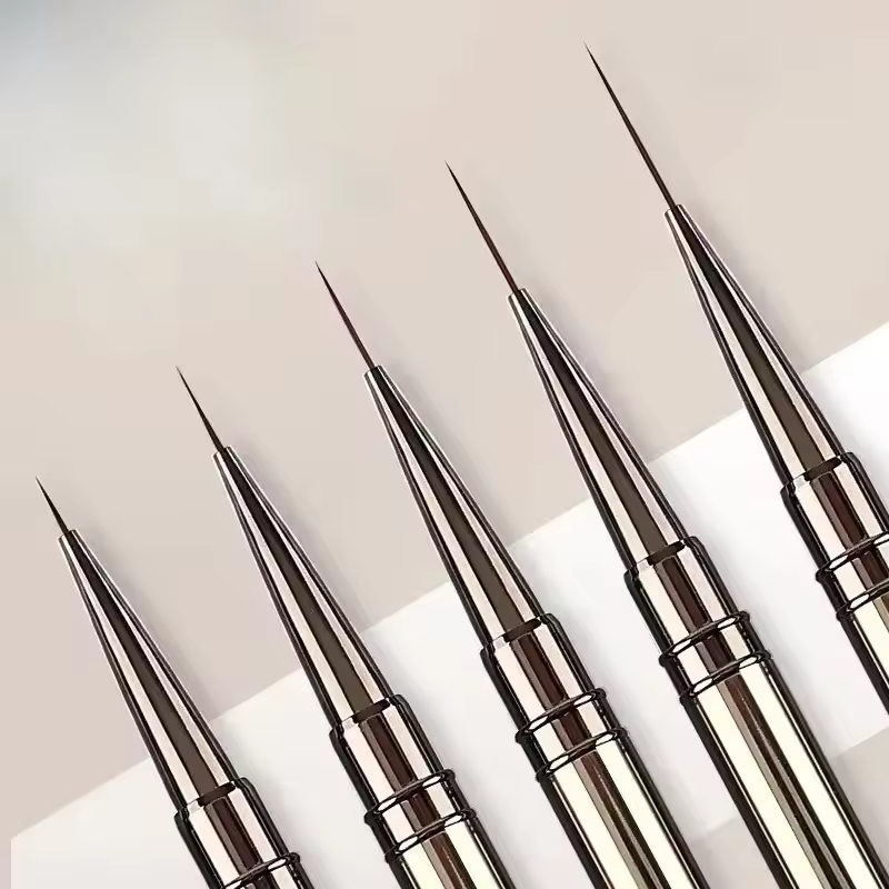 Nails Art Liner Brushes Elongated Lines Striping Drawing Painting 6/9/12/15/18/25mm Nail Design Pen Professional Manicure Tool