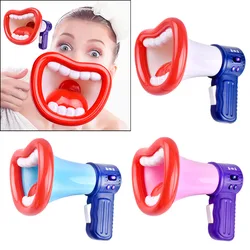 2022 New Big Mouth Funny Megaphone Recording Toy Kids Voice Changer Children Speaker Handheld Mic Vocal Toys