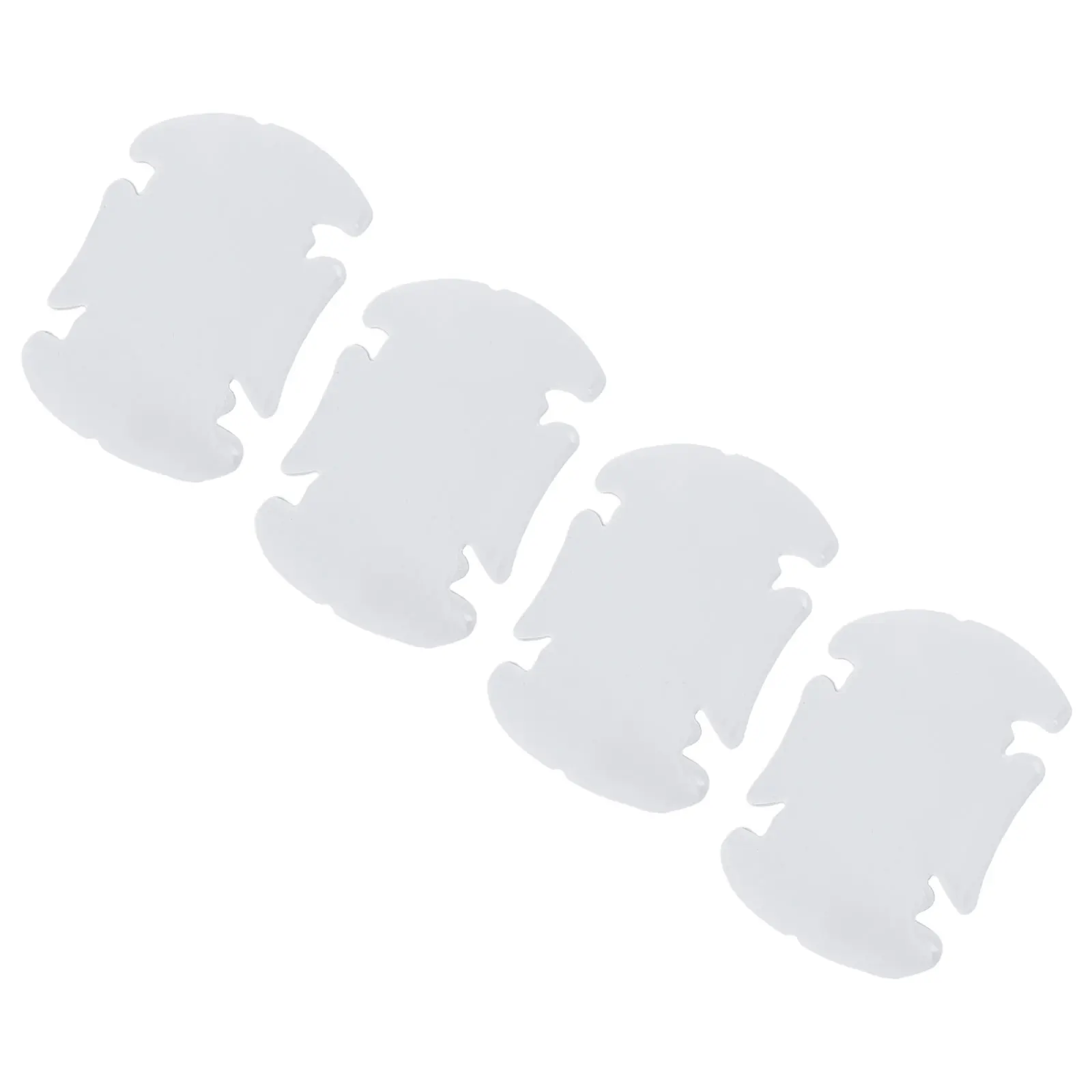 4 pezzi di protezione per vernice per porte auto, ciotola per porta trasparente, pellicole di protezione antigraffio, pellicola invisibile, decorazione antigraffio, adesivo per auto