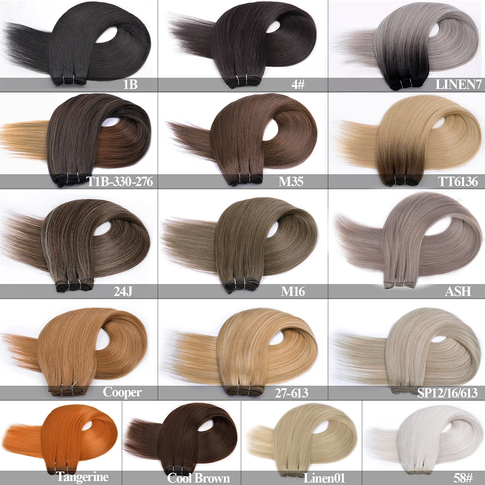 26Inch Straight Hair Bundles Salon Natural Hair Extensions Fake Fibers Supe Long Synthetic Straight Hair Weaving Full to End