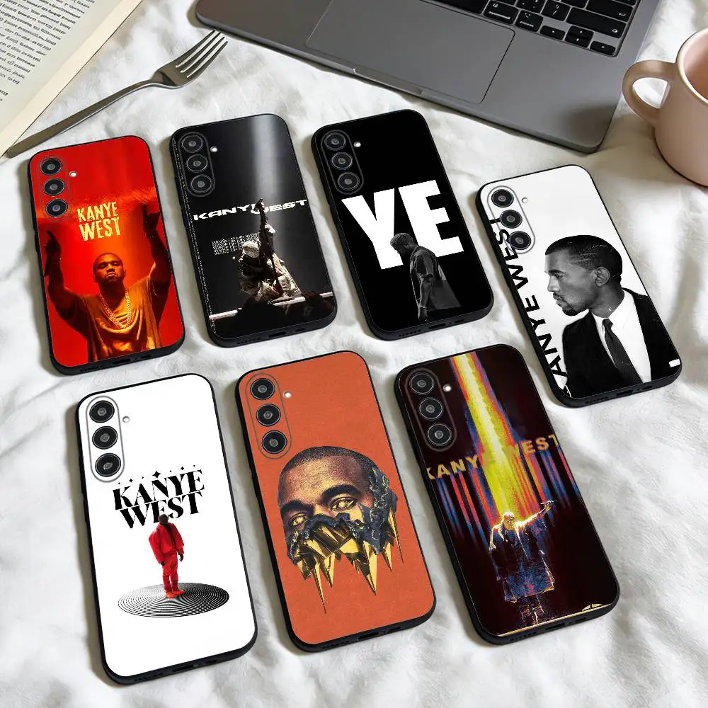 

Чехол для телефона K-Kanye Rapper West для Samsung Galaxy A73, A72, A71, A70, A53, A52, A51, другие мягкие черные чехлы