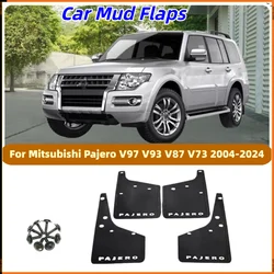 For Mitsubishi Pajero V97 V93 V87 V73 2004 2005 2006 2007-2024 Mud Flaps Mudflaps Splash Guards Front Rear Car Refit Accessories