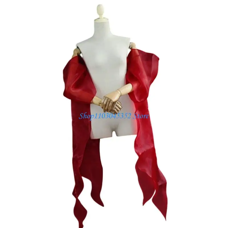 Elegant Wedding Ribbon Sleeves Seethrough Sheer Bridal Armwear Handmade Decorative Arm Coverage for Formal Occasion