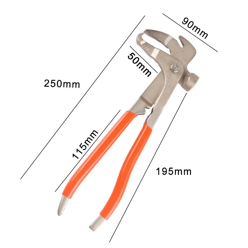 Allsome Balance Pliers Repair Car Tire Pliers Multifunctional Hammer wheel Tire Remove Tool Balance Pliers