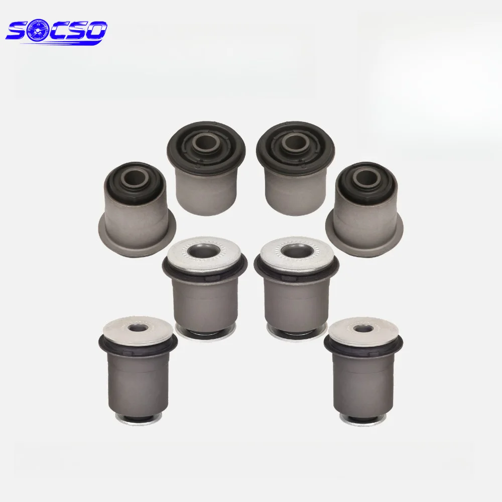 8pcs Front Upper Lower Control Arm Bushings for Toyota Tacoma 4Runner GX470 FJ 48654-60030 4865460030 48632-04020 48655-60030