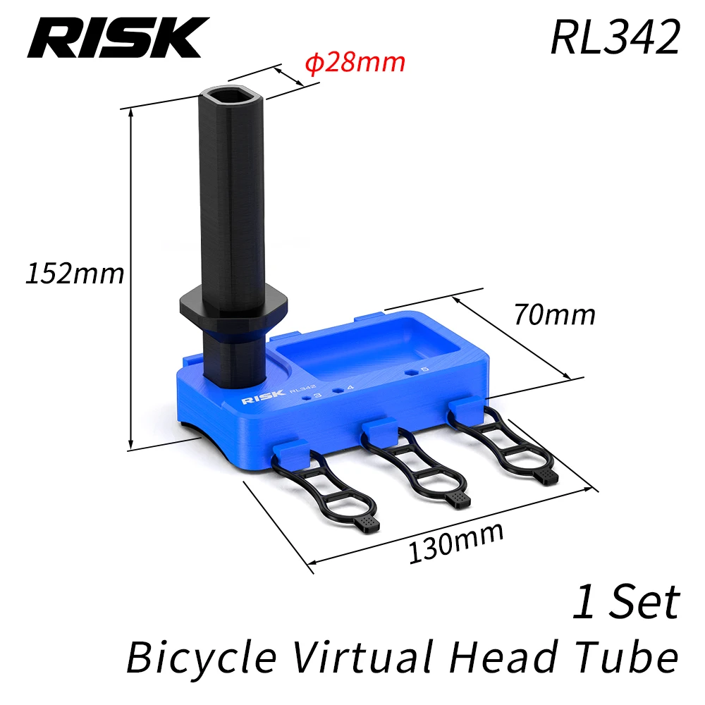 Risk MTB Rennrad Virtuelles Steuerrohr-Reparaturwerkzeug-Regal für externe und semi-interne Kabelführung Fahrrad-Schrauben-Vorbauabdeckung Aufbewahrungshalterung