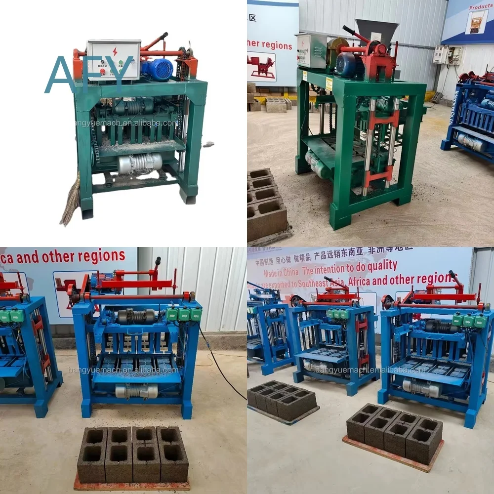 Hollow Brick Making Machine for Concrete Clay Brick Forming Equipment Automatic Block Press Machinery Construction Material