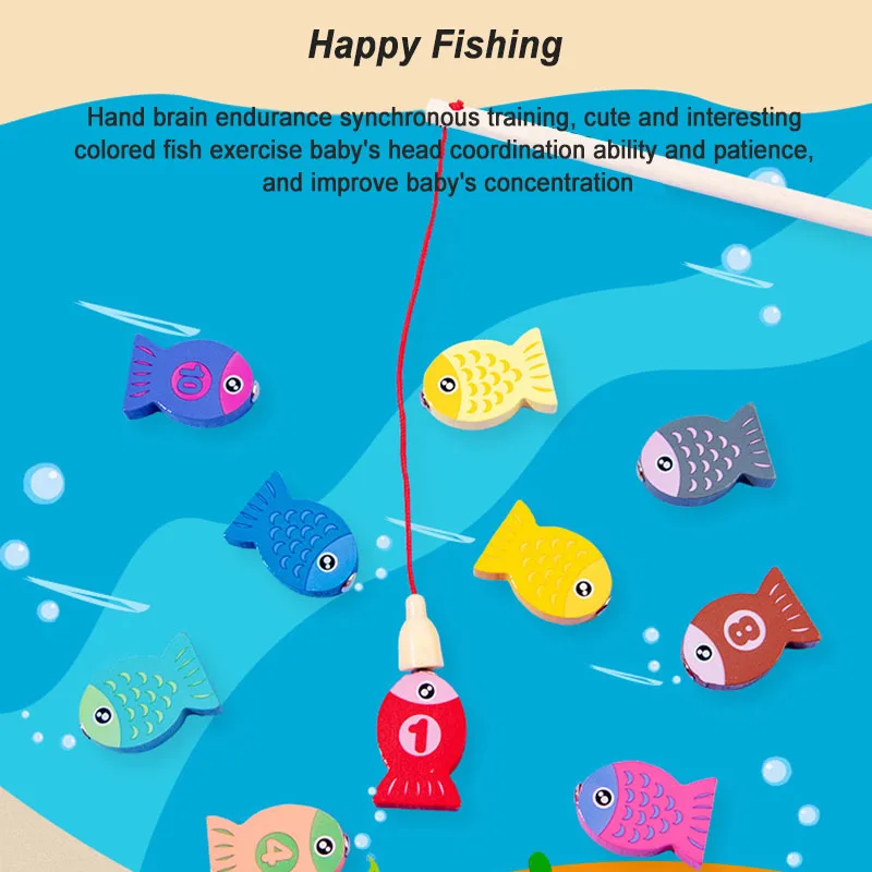 Juguetes educativos de madera, juego de mesa, rompecabezas de matemáticas, bloques de Color, aprendizaje para niños pequeños