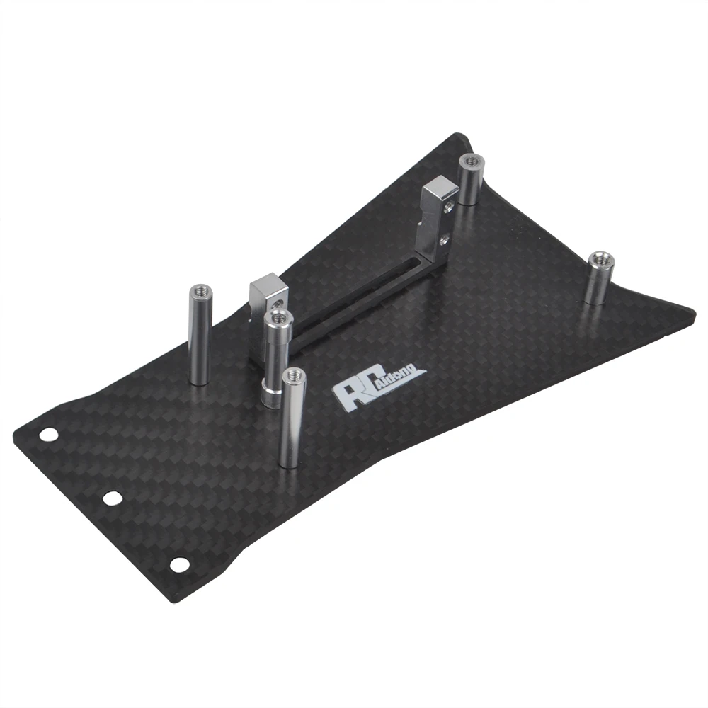 Carbon Fiber Lower Chassis Low CG for 1/10 Traxxas Drag Slash Mustang C10 Slash Modified 2WD