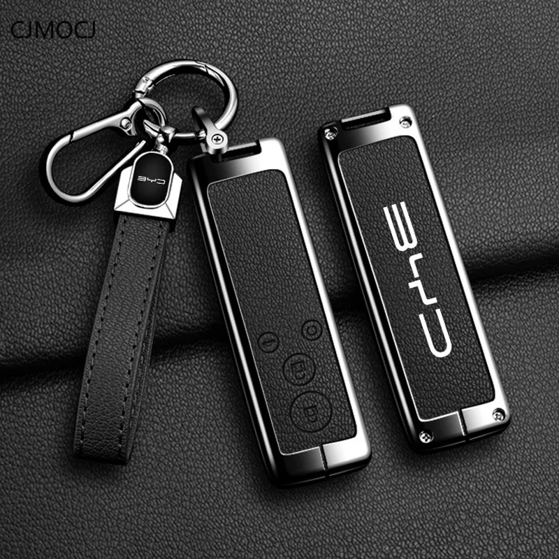 Premium Zinc Alloy Key Cover for BYD Surui/Speed Sharp/G5 - Protective Key Case Keybag Keychain