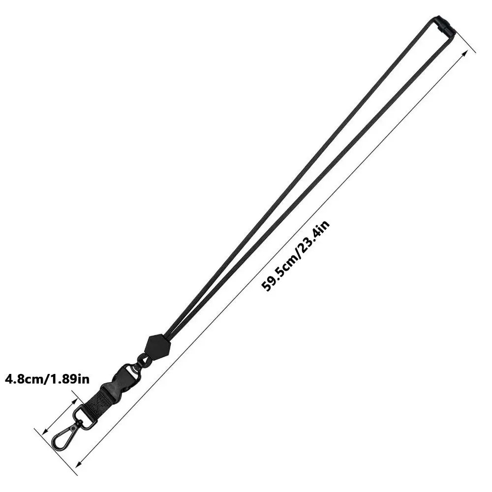 3-in-1 ID-kaart Badge Lanyard Verstelbare herbruikbare mobiele telefoon Lanyard Multifunctionele anti-verloren nekbanden Sleutelhangerpers